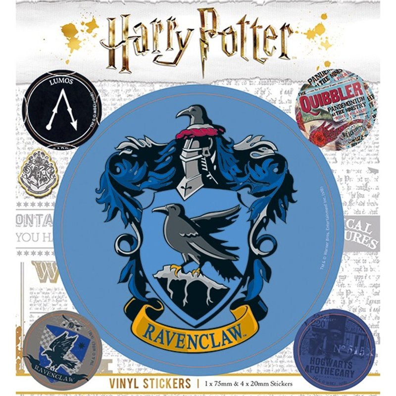 【哈利波特】雷文克勞主題貼紙組 Harry Potter - 貼紙 - 其他材質 藍色