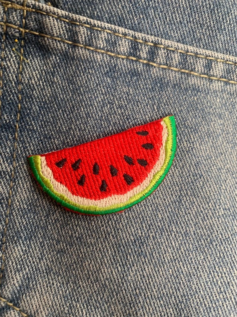 Iron On Patches, Cute Decor Patches ,Watermelon - Other - Thread Red