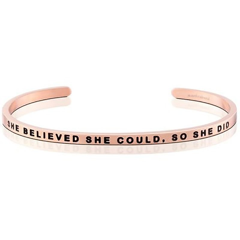 Mantraband - She believed she could so she did - Bracelets - Other Metals Multicolor