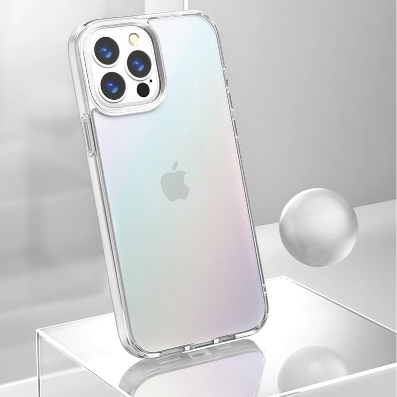 iPhone 13 Series Lifepro Ultra-Clear Drop-resistant Dual-Material Case - Gradient - เคส/ซองมือถือ - พลาสติก สีใส