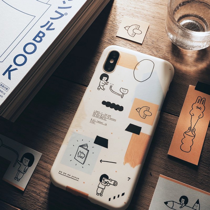 一片一片 / 手機殼 全包軟殼 - 手機殼/手機套 - 塑膠 橘色