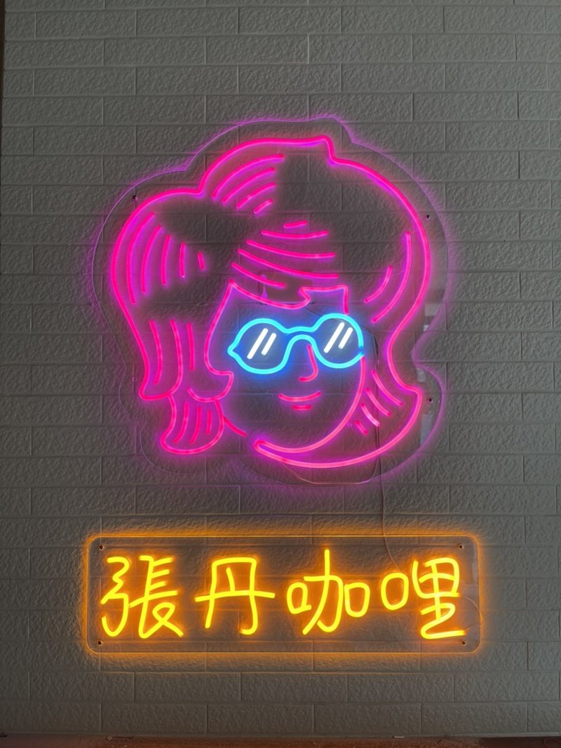 [Customized goods] LED neon light space atmosphere small night light characters - Lighting - Acrylic 