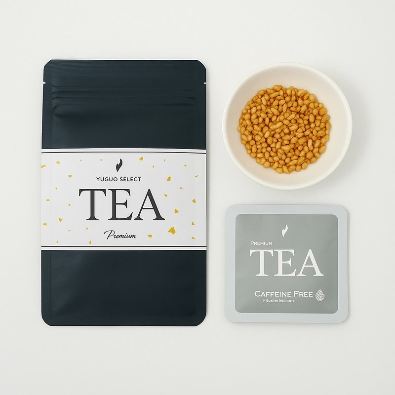 無咖啡因茶【黃金玄米茶】 - 茶葉/茶包/水果茶 - 新鮮食材 金色