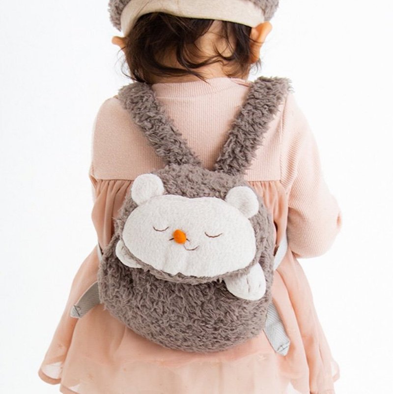 ANIMALS RUCKSACK Rabbit / Bear / Sheep / Hedgehog Sleeping Animals 2824001 - กระเป๋าสะพาย - เส้นใยสังเคราะห์ สีเทา