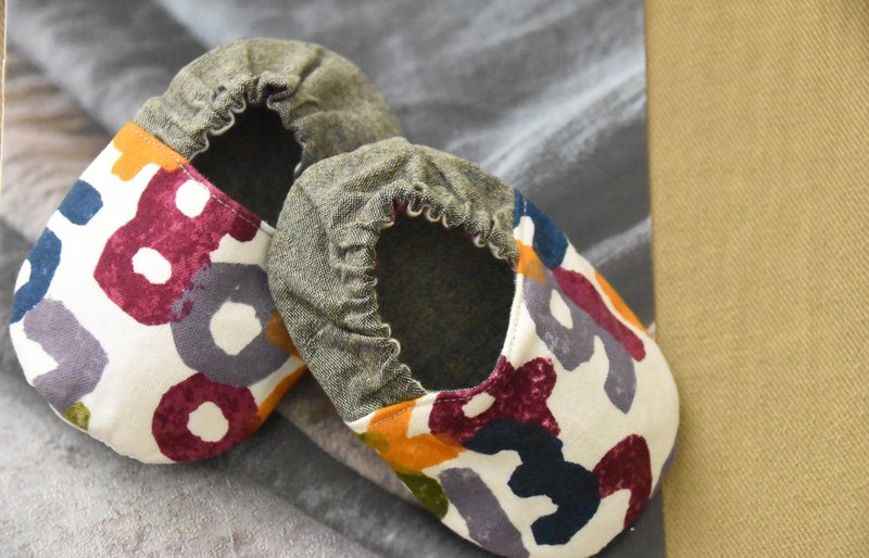 Play Number Baby Toddler Shoes - Baby Shoes - Cotton & Hemp Multicolor