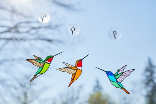 トロント・ステンドグラス Hummingbird ハミングバード ハチドリ