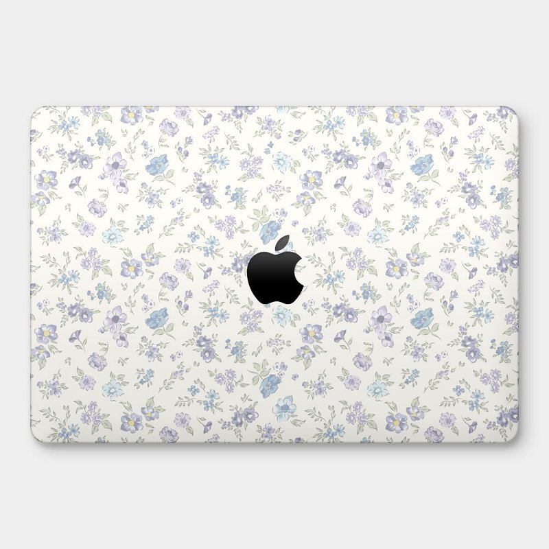 小碎花 flower MacBook 超輕薄防刮保護殼 PU010 - 平板/電腦保護殼/保護貼 - 塑膠 白色