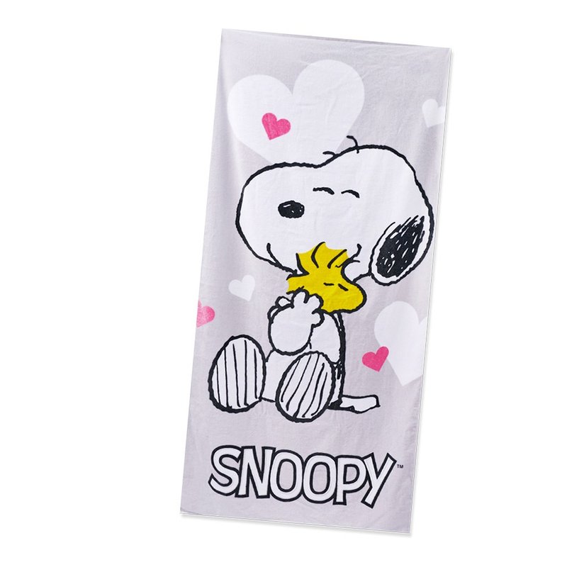 【ONEDER旺達】Snoopy 史努比大浴巾 純棉浴巾 - 毛巾/浴巾 - 棉．麻 