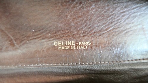 Celine CELINE C Macadam Horse Car Canvas Shoulder Bag Brown P14440 – NUIR  VINTAGE