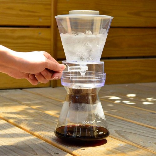 External blended ice drip coffee maker 600ml - Shop driver888