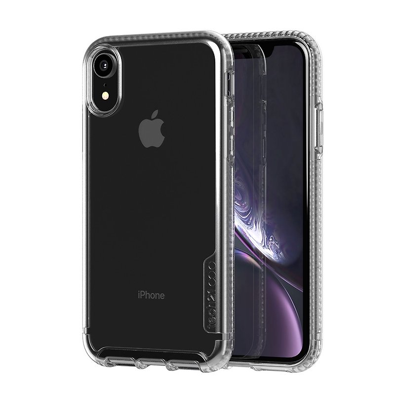 Tech 21PURE CLEAR Anti-collision Hard Clear Protective Case - iPhone XR (5056234705117) - Phone Cases - Other Materials 