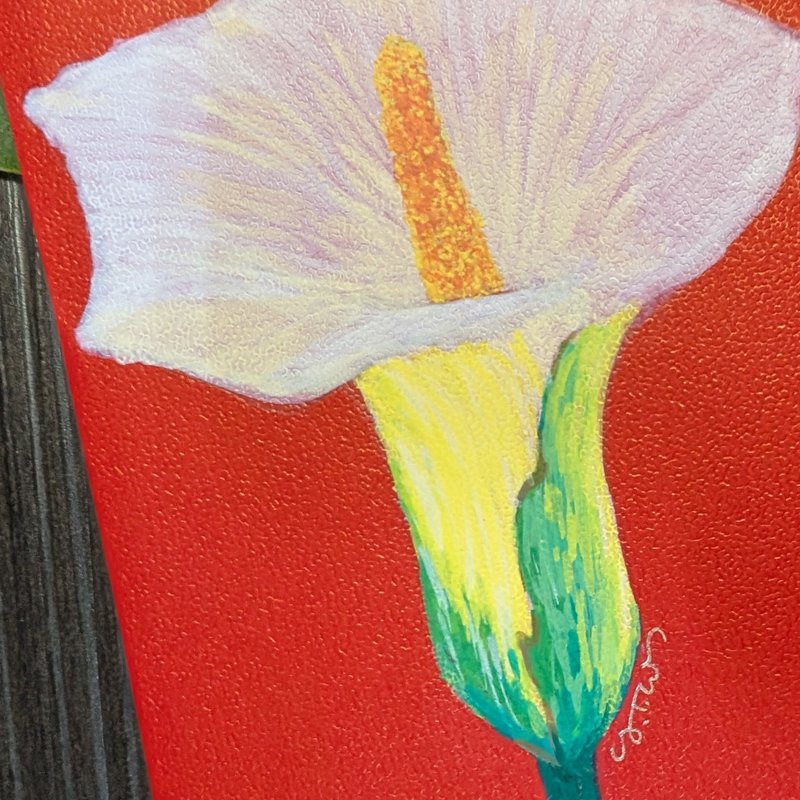 老婆情人專屬具詩意且含蓄的表白紅包袋 / 手繪海芋親筆手寫字 - 紅包袋/春聯 - 紙 