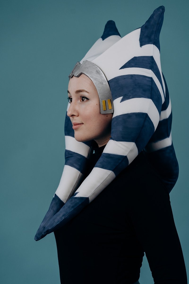 Ahsoka headpiece inspired from The Star Wars, Cosplay - อื่นๆ - วัสดุอื่นๆ สีน้ำเงิน