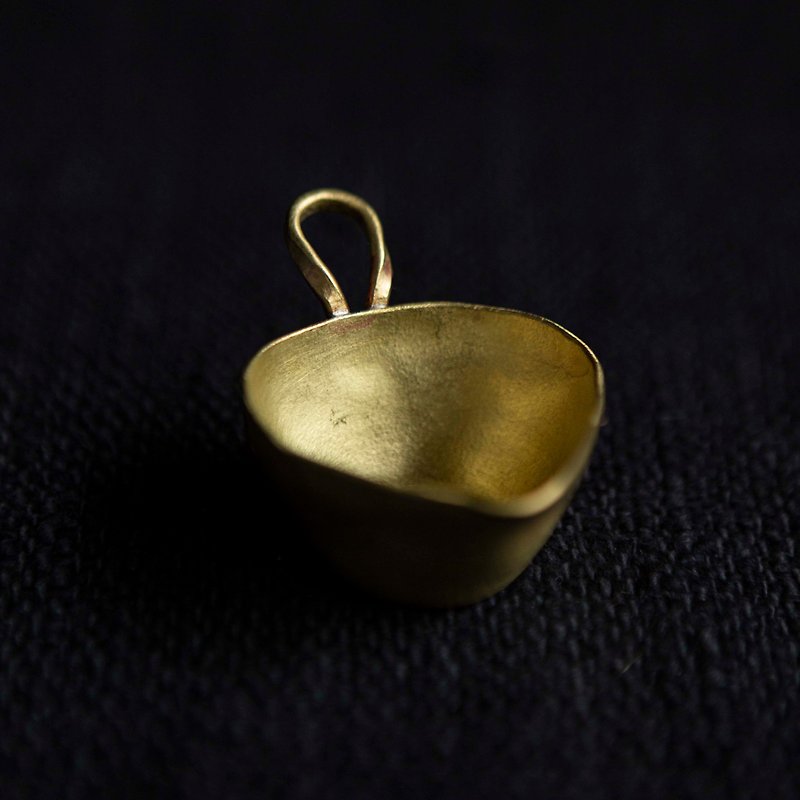 Tanaka _ bronze Bronze cup sugar C2 - Small Plates & Saucers - Copper & Brass Gold