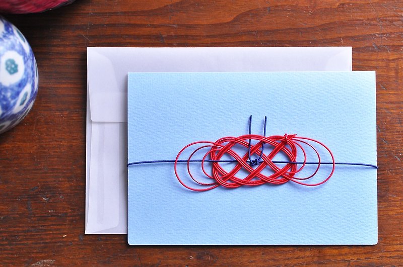 Greeting card　- Congraturation - 9 - การ์ด/โปสการ์ด - กระดาษ สีน้ำเงิน