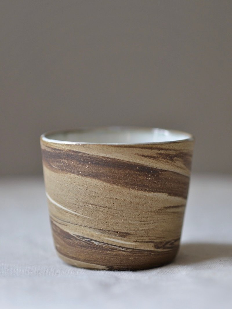 Marble Cup / 003 - Mugs - Pottery Brown