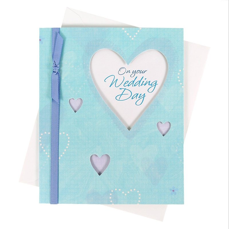 I wish you a long and happy life [Hallmark-Card Marriage Congratulations] - Cards & Postcards - Paper Blue