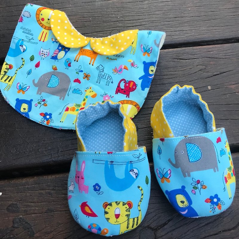Zoo Toddler Shoes - Blue Moon Gift Box - ของขวัญวันครบรอบ - ผ้าฝ้าย/ผ้าลินิน หลากหลายสี