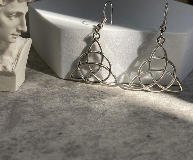 Triquetra earrings sale