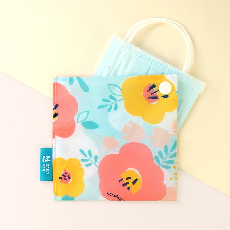 【US-Japan Bag】 Temporary Mask Clips-Spring Flowers (Preventing Small Items for Epidemic Prevention) Quickly Store Mask Clips - Storage - Polyester Pink