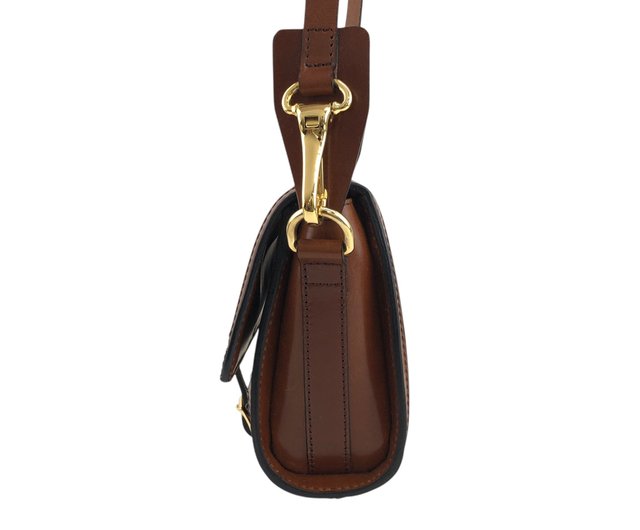 【美品】 BURBERRY ショルダーバッグ レザー シボ革 プレート ブラウン 日本直送 名牌中古包 】BURBERRY バーバリー ショルダーバッグ