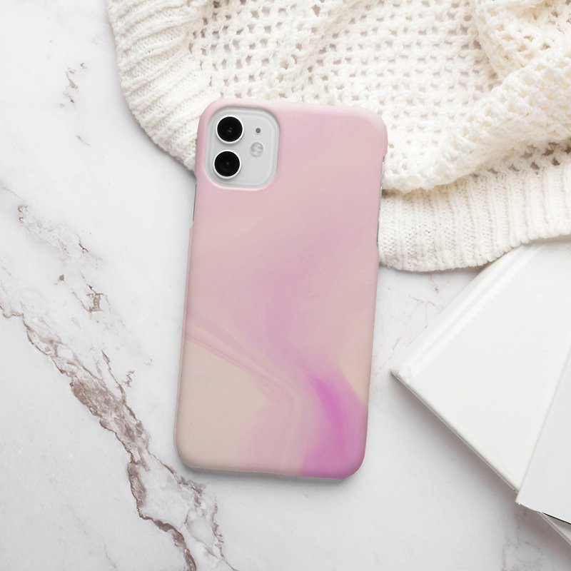 カスタム電話ケース iPhone 14 13 Pro Matte 抽象的な水彩画 5 セット 8 ピンク - スマホケース - プラスチック 多色