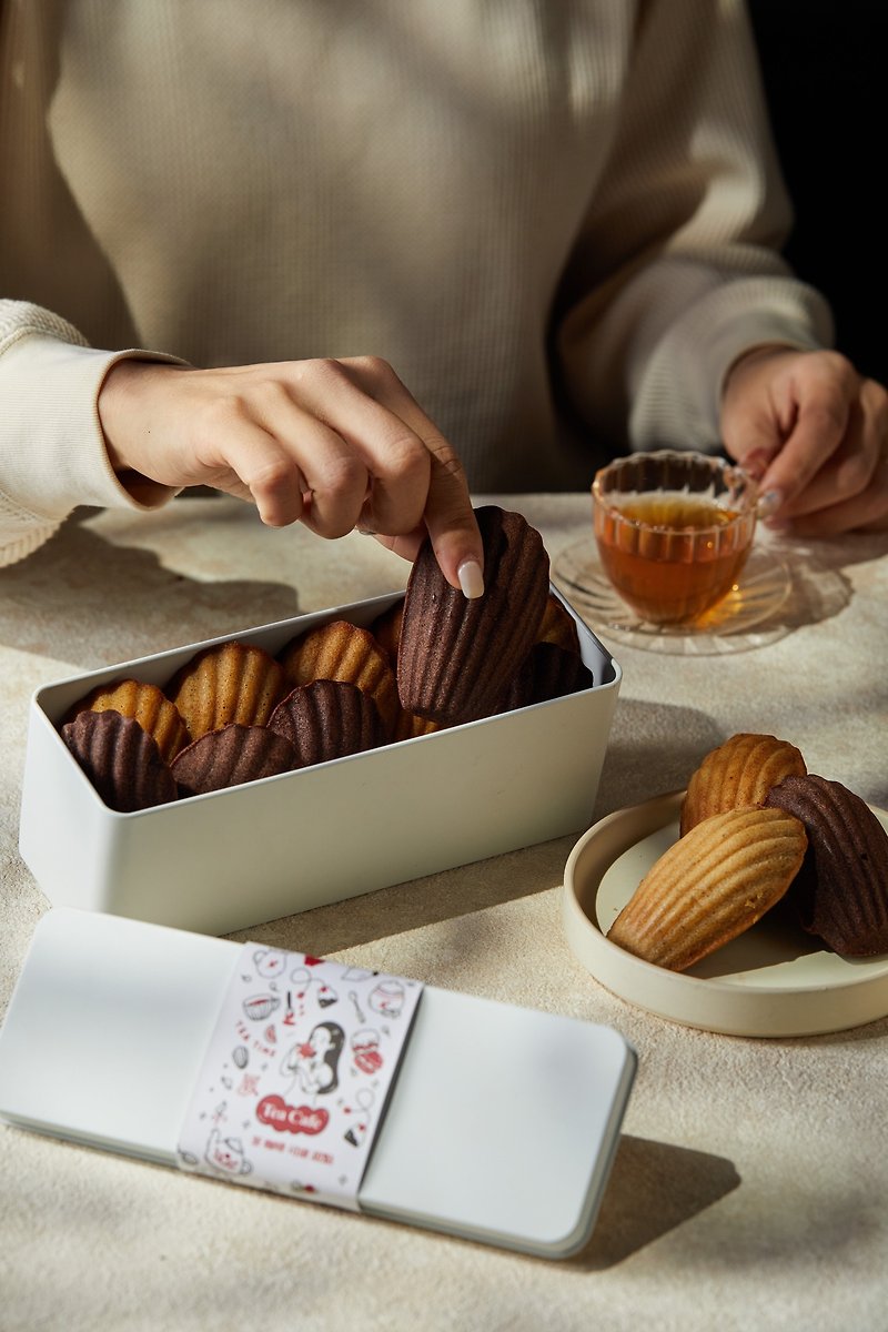 法式瑪德蓮10入鐵盒組 - 蛋糕/甜點 - 新鮮食材 