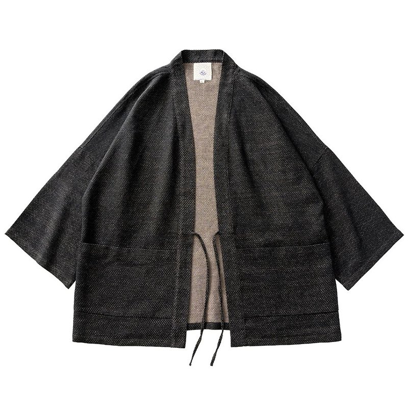 S-CrestTaiwan | Japanese-Style Handmade Kimono Jacket: Dragon Scale - Men's Coats & Jackets - Cotton & Hemp 