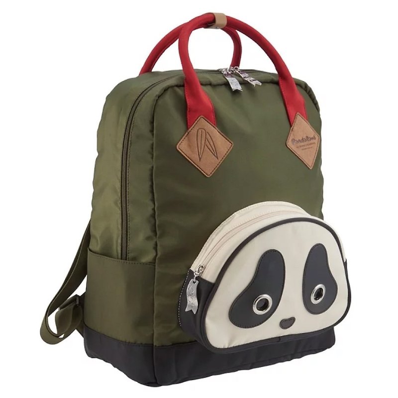 Morn Creations Original Panda SCHOOL Series Computer Backpack (M) Green (SB-102-GN) - Backpacks - Other Materials Green