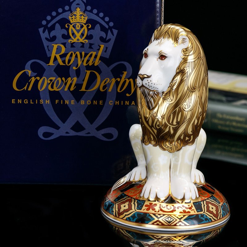 英國 Royal crown derby 限量典藏皇家獅王 2001骨瓷伊萬里擺飾 - 擺飾/家飾品 - 瓷 