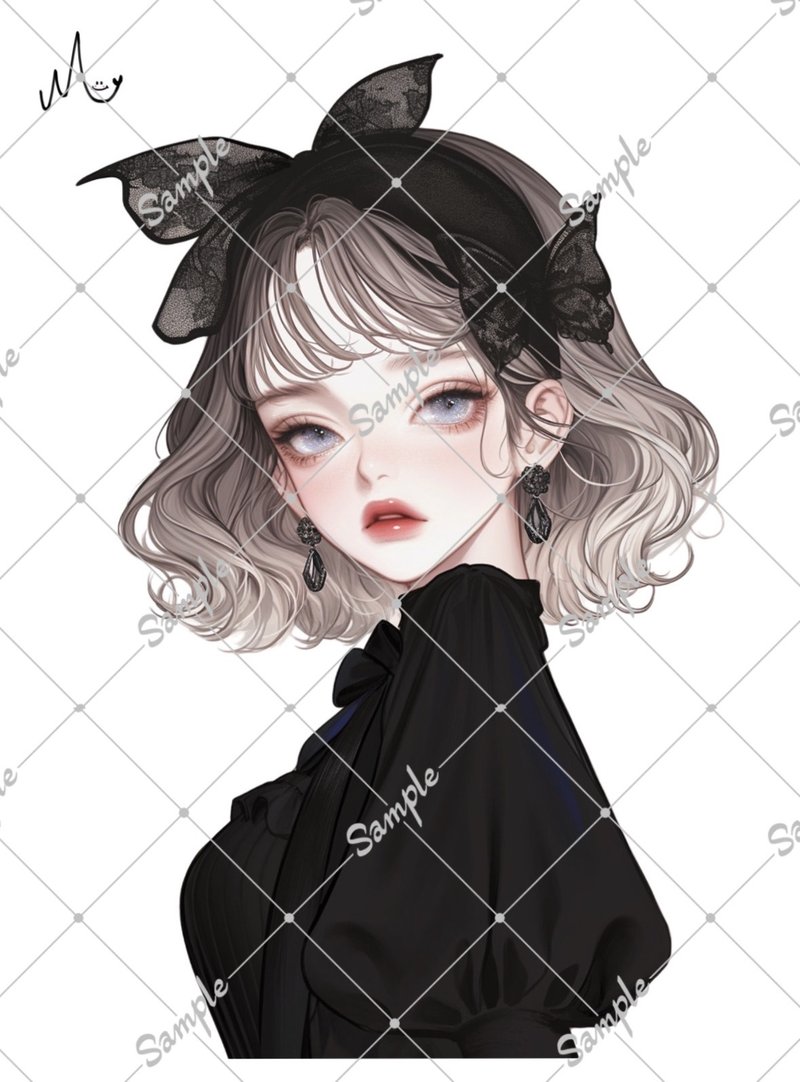 オリジナル人物ステッカー - 貼紙 - 紙 