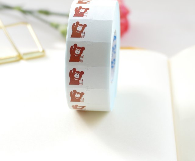 ラベラーシール巻き売り レトロアニマルセット ステッカー No.055◇レトロアニマルフェイスシール40枚set シール clipvikky