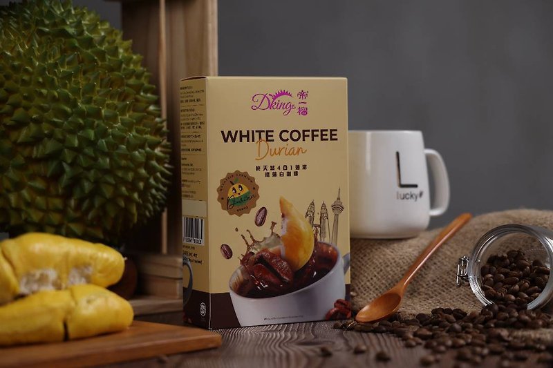 [3.8 Discount] | Emperor Yiliu - Authentic fragrant durian white coffee - one box - Coffee - Other Materials Multicolor
