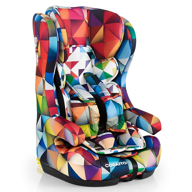 Cosatto Hubbub Group 123 Isofix Car Seat – Spectroluxe (5 point plus) - Kids' Furniture - Other Materials Multicolor