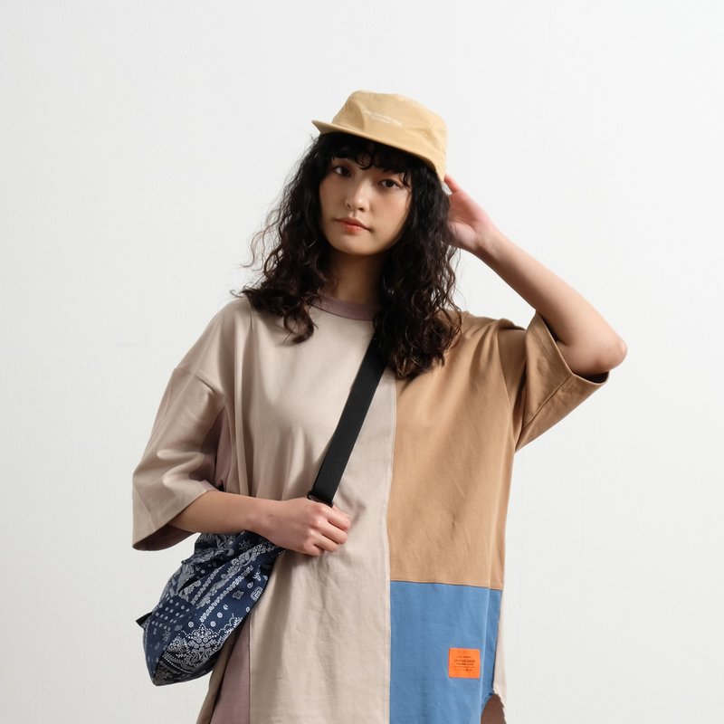 【山系行裝】登山帽 - 卡其色//深藍色 (AC212) - 帽子 - 尼龍 卡其色