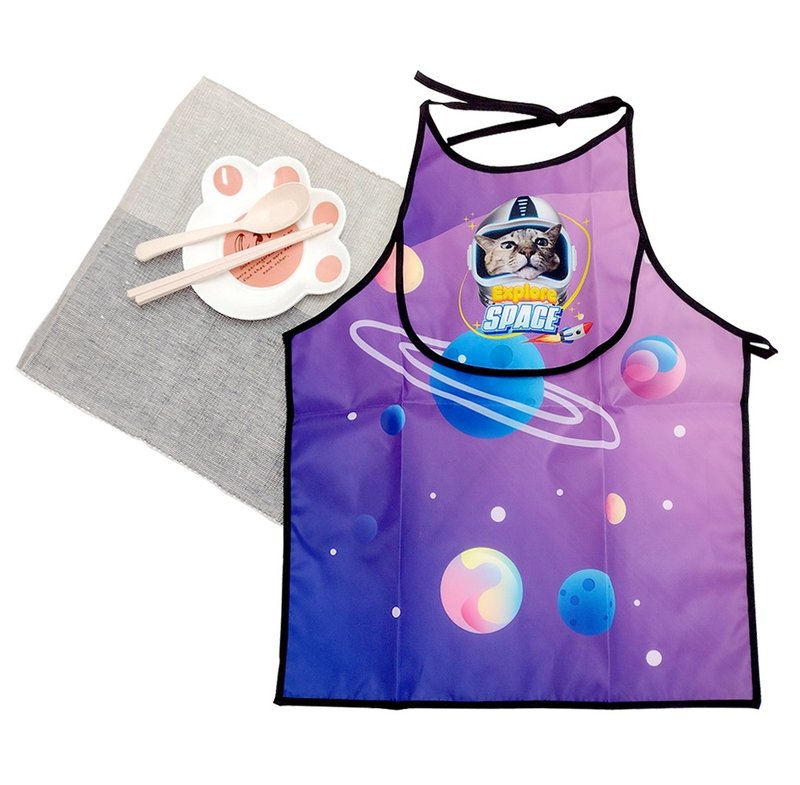 Customized baby bibs, eating clothes, waterproof bibs, waterproof eating clothes, bib pockets, customized according to drawings - ผ้ากันเปื้อน - เส้นใยสังเคราะห์ 