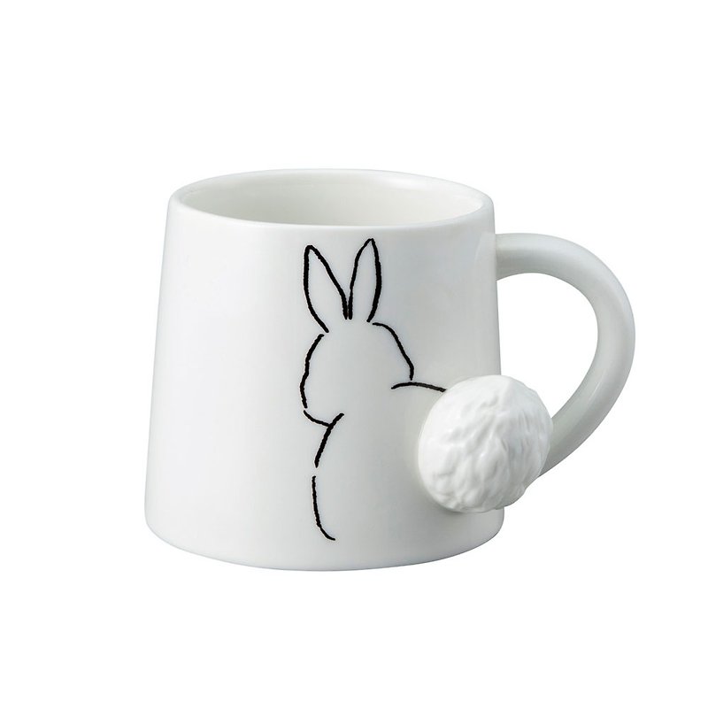 Japanese sunart mug-wagging rabbit