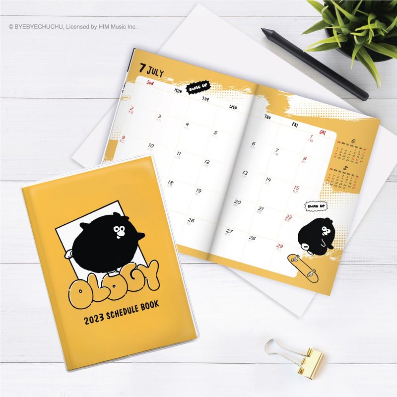 JzFun / 奧樂雞 2023隨身日誌 - 筆記簿/手帳 - 紙 多色