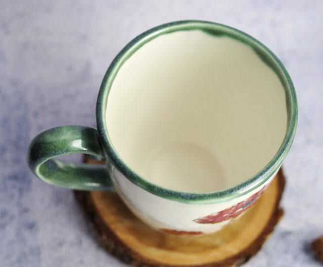 Funky Mushroom Pattern Coffee Mugs