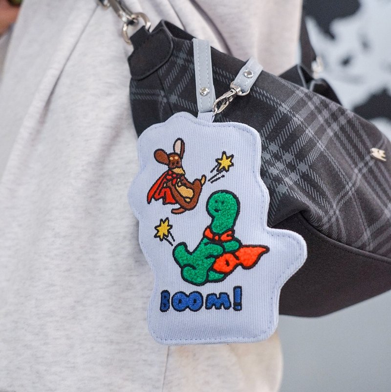 JOGUMAN-絨毛票卡夾(超人款) - 證件套/卡套 - 聚酯纖維 