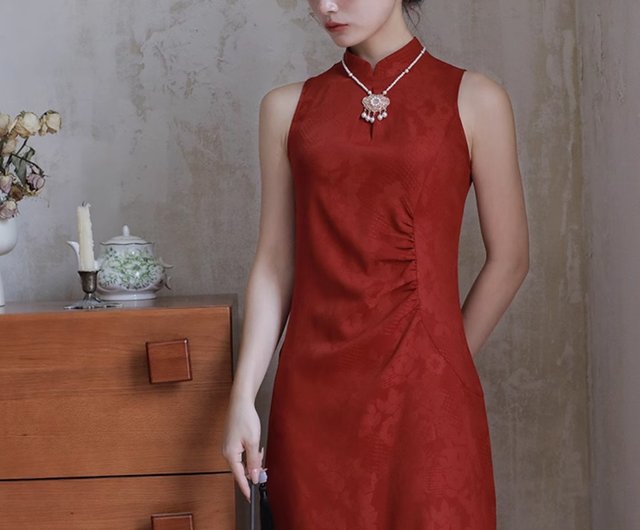 Halter neck cheongsam best sale