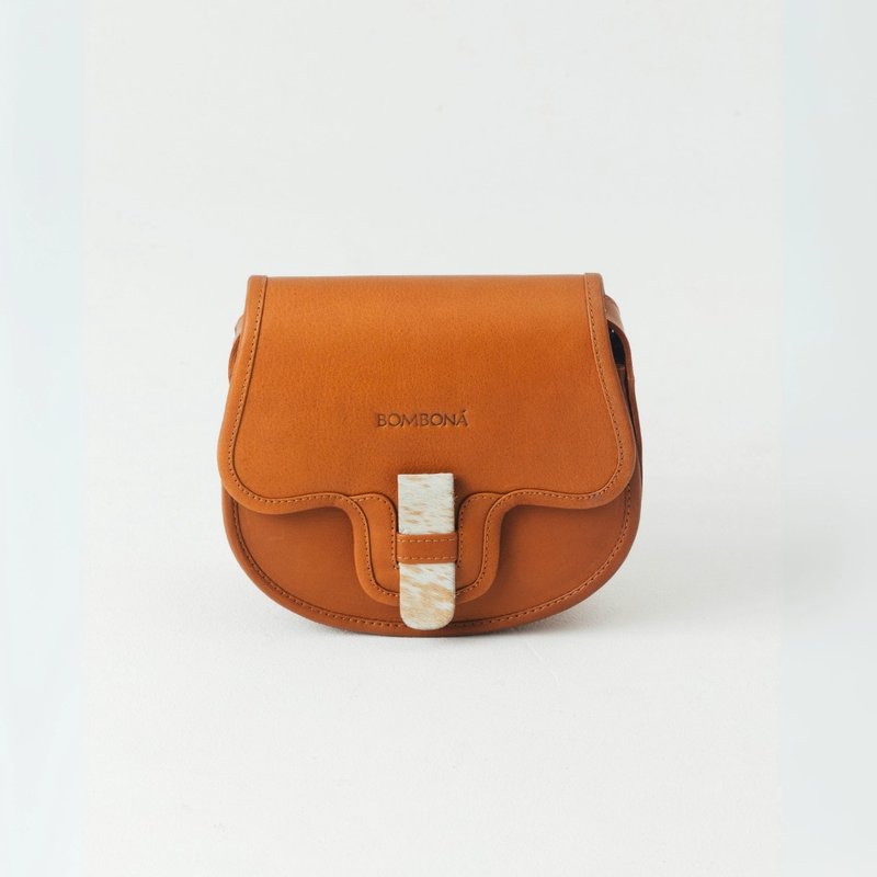 Mini Modern Camel - Messenger Bags & Sling Bags - Genuine Leather Brown