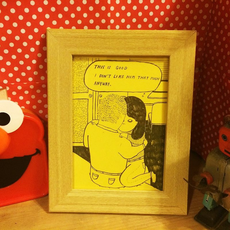 NFXNP comic Short Stories Series :I don't like him that much (reproductions) - Posters - Paper Yellow