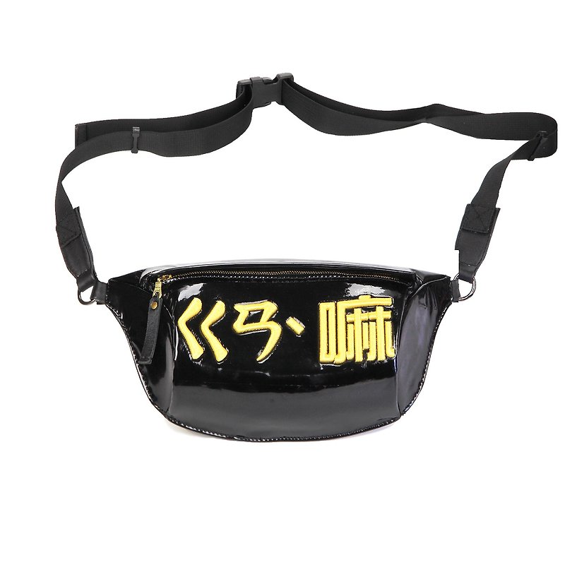 Ga Ma Waist Bag 101 Black   - 側背包/斜孭袋 - 其他人造纖維 黑色