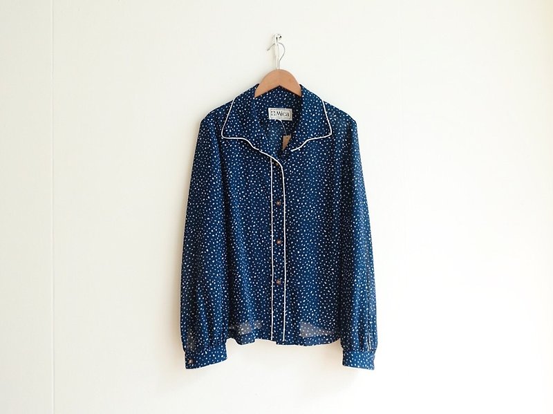 Vintage / 襯衫 / 長袖 no.97 tk - 恤衫 - 聚酯纖維 藍色