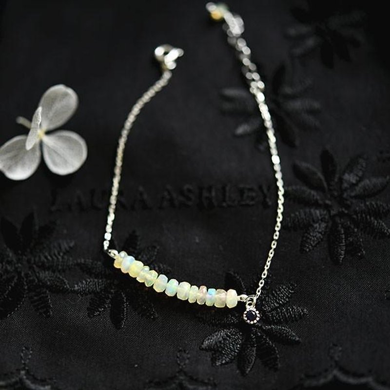 Fairy Stone Water Opal Bracelet October Birthstone 925 SV Version - Bracelets - Other Metals 