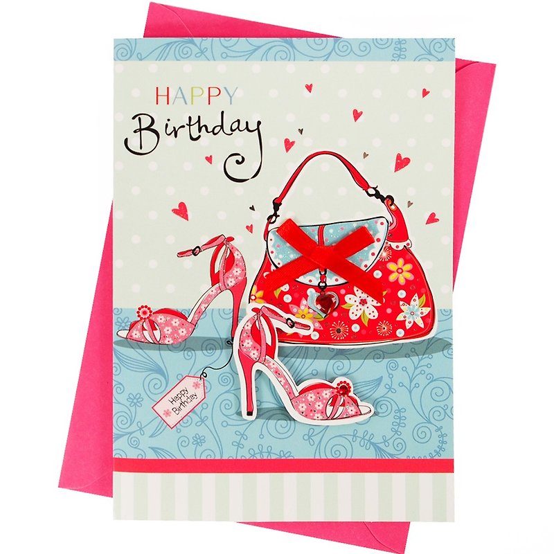 Sincerely wish you a beautiful day every day [Hallmark-Handmade Card Birthday Wishes] - การ์ด/โปสการ์ด - กระดาษ สีแดง
