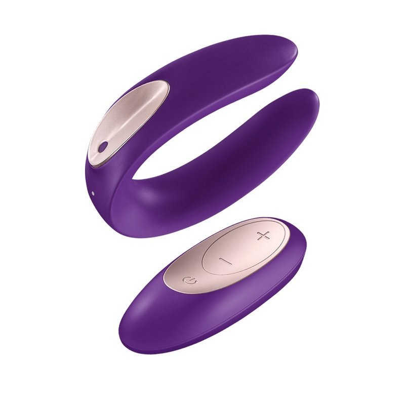 德國Satisfyer  Double Plus Remote 遙控雙人共震器 - 情趣用品 - 其他材質 紫色