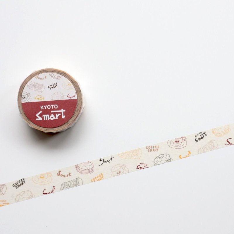 forme. Yume Mill Kyoto Coffee Shop Tour Masking Tape Smart Coffee Shop 3 - Washi Tape - Paper 