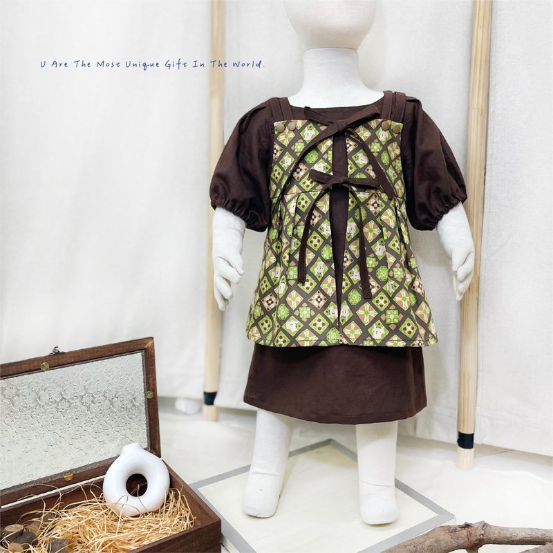 鄉村小女孩套裝 - 男/女童裝 - 棉．麻 